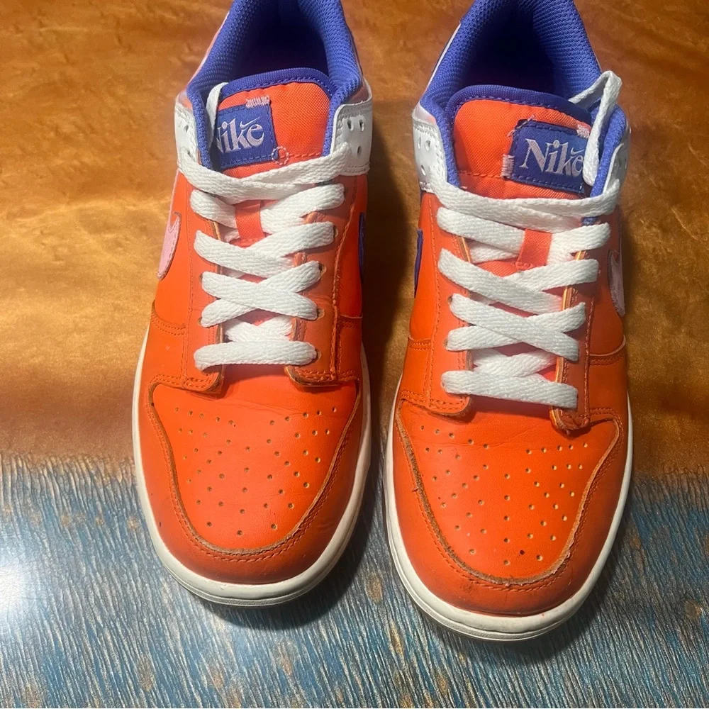 Nike Dunk Low SE Everything You Need Orange White Blue Pink Sneakers 6Y